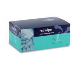 RELIWIPE Alcohol Free Moist Cleansing Wipe Sachets (box 100 each) CODE:-MMAID010
